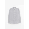 MFPEN TEXTURED BOTTLE GREY CHECK EXECUTIVE SHIRT